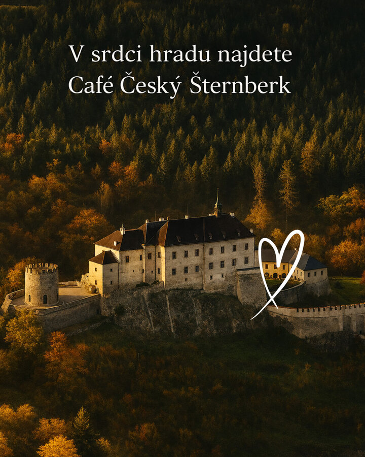 Pozvánka do Café Český Šternberk v srdci hradu